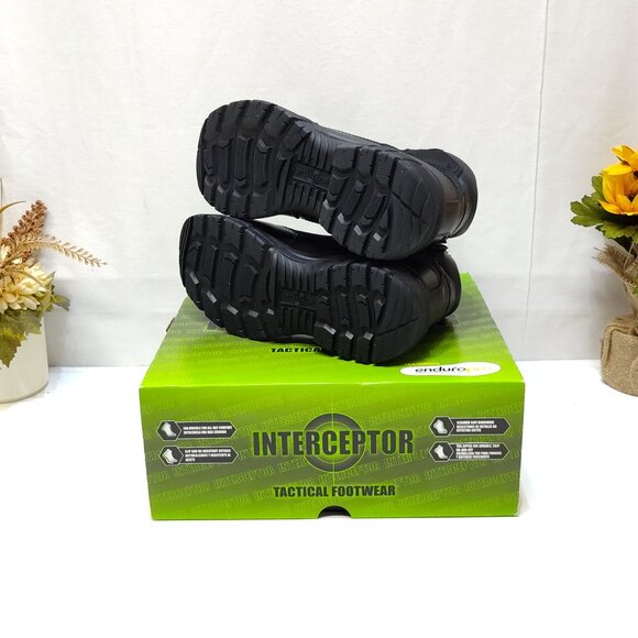 Interceptor Litefast Tactical Boots Women's Size 8.5 Zippered 6" Shaft Soft Toe - Picture 7 of 10